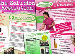 Gymophobics advertising